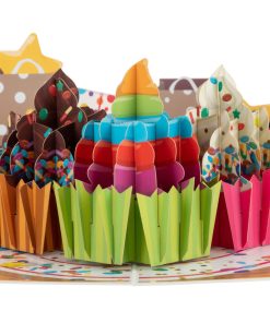 Celebration Cupcakes Pop Up Card