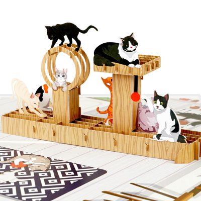 Cat Tree Pop Up Card