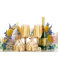 Golden Wedding Pop Up Card UK