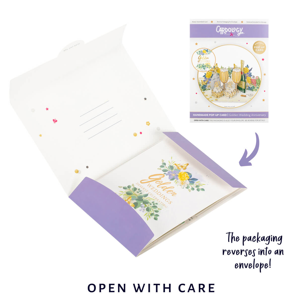 GoldenWeddingAnniversaryPopUpCard_ReversiblePackaging.jpg