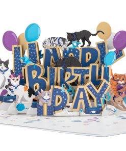 Battersea Happy Birthday Cats Card