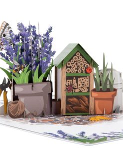 Lavender Pop Up Card