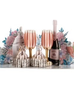 Silver Wedding Pop Up Card